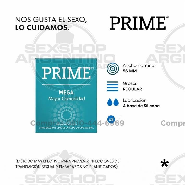Preservativo Prime Mega